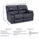 Leesworth Ocean 65" Power Reclining Loveseat