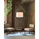 Archie Winchester Sandstone Leather Upholstered Accent Chair