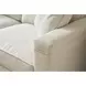 Leah Asbury Oatmeal Performance Fabric 99" Sofa with Pillows