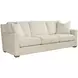 Leah Asbury Oatmeal Performance Fabric 99" Sofa with Pillows
