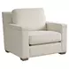 Leah Asbury Oatmeal Performance Fabric Lounge Chair Chair