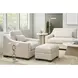 Brooklyn Monique Linen Performance Fabric Rectangular Ottoman
