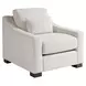 Brooklyn Monique Linen Performance Fabric Lounge Chair with Pillow
