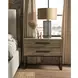 Abode Boulder and Gray 2 Drawer Nightstand with USB Charging