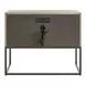 Abode Boulder and Gray 2 Drawer Nightstand with USB Charging