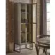 Abode Boulder and Gray 2 Door Display Cabinet with LED