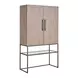 Dwell Boulder and Gray 2 Door Bar Cabinet with LED