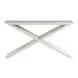 Abode Monique Linen and River Rock Upholstered Nesting Occasional Table Set