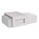 Abode Monique Linen and River Rock Upholstered Nesting Occasional Table Set