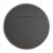 Modern Smoked Bronze Round Accent Wall Mirror