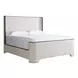 Evermont Beige and Sable Upholstered Panel Bedroom Set