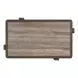 Evermont Sable and Dark Gray Travertine Top Occasional Table Set