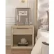 Evermont Desert 1 Drawer Open Nightstand with USB Charging and LED