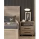 Evermont Desert 2 Drawer Open Nightstand with USB Charging and LED