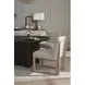 Evermont Beige and Desert Upholstered Side Chair Set of 2
