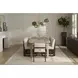 Evermont Beige and Sable Upholstered Side Chair Set of 2