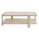 Evermont Desert and White Travertine Top Occasional Table Set