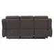 Maveric Bette Coffee 91" Zero Gravity Triple Power Reclining Sofa with Drop Down Table and USB Charging