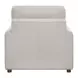 Harbor Gray Leather Power Recliner with USB Charging