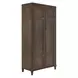 Montclair Cocoa 2 Door Wardrobe with LED