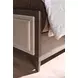 Montclair Cocoa and Silken Fog King Upholstered Panel Bed