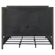 Montclair Cocoa and Silken Fog King Upholstered Panel Bed