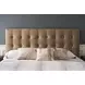 Montclair Vail Toffee Leather King Upholstered Panel Bed