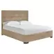 Montclair Vail Toffee Leather King Upholstered Panel Bed