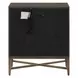 Montclair Embossed Cocoa 1 Drawer Nightstand with USB Charging