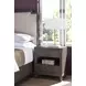 Montclair Cocoa 2 Drawer Nightstand with USB Charging