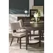 Montclair Silken Fog Upholstered Klismos Back Side Chair Set of 2