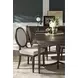 Montclair Silken Fog Upholstered Oval Back Side Chair Set of 2