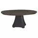 Montclair Cinder and Cocoa Extendable Round Dining Room Set