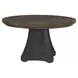 Ashford Cinder and Cocoa Extendable Round Dining Table