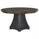 Montclair Cinder and Cocoa Extendable Round Dining Room Set