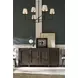 Montclair Cocoa 4 Reeded Door Credenza