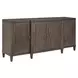 Montclair Cocoa 4 Reeded Door Credenza