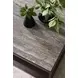 Montclair Brindle and Smoked Gold Rectangular Travertine Top Cocktail Table