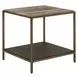 Montclair Brindle and Smoked Gold Travertine Top Occassional Table Set