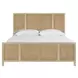 Oasis Dockside and Cross Hatch Cane King Panel Bed