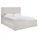Oasis Drift Yukon Sand Performance Fabric Queen Upholstered Panel Bed