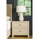 Oasis Dockside 2 Drawer Nightstand with USB Charging