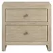 Oasis Nomad Snow Performance Fabric Tidal Upholstered Panel Bedroom Set