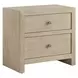 Oasis Nomad Snow Performance Fabric Tidal Upholstered Panel Bedroom Set