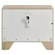 Oasis Dockside 1 Drawer Nightstand with USB Charging and LED