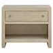 Oasis Nomad Snow Performance Fabric Tidal Upholstered Panel Bedroom Set
