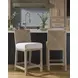 Azure Nomad Snow Performance Fabric Counter Height Chair