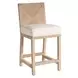 Azure Nomad Snow Performance Fabric Counter Height Chair