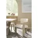 Azure Abaca and Nomad Snow Performance Fabric Arm Chair