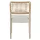 Oasis White 100" Rectangular Glass Top Dining Room Set